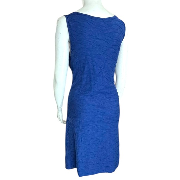 Horny Toad Samba Wave Tank Dress Women's XL Royal Blue Organic Cotton /Tencel - Picture 3 of 9